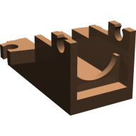 Lego základna pro dělo 2x4, hnědá (252725, 4161404)